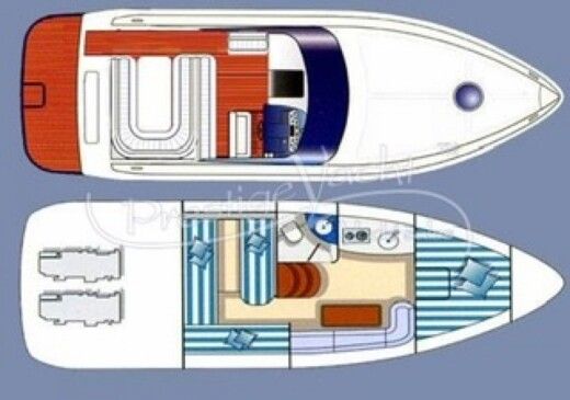 Motorboat Airon Marine 325 boat plan