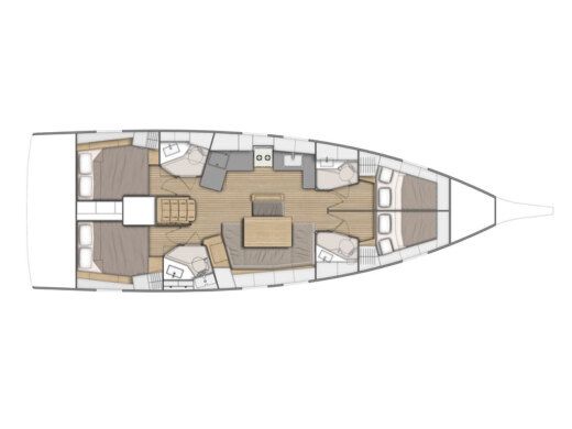 Sailboat Beneteau Oceanis 46.1 Boat design plan