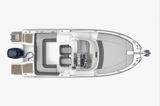 Motorboat JEANNEAU Cap Camarat 6.5 WA série 3 (neuf) Boot Grundriss