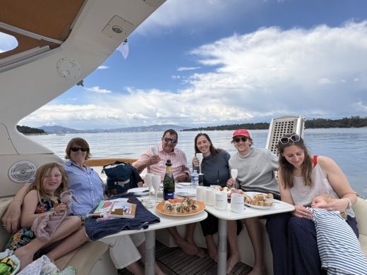 Antibes Motorboat Jeanneau Prestige 34 alt tag text