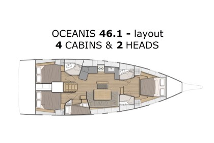 Czarter Jacht żaglowy  Oceanis 46.1 - owner version Dubrownik