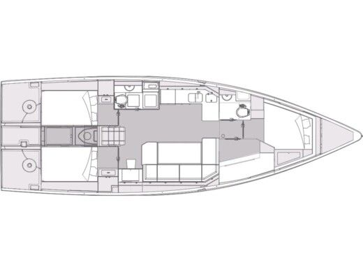 Sailboat Elan Impression 43 Boat design plan