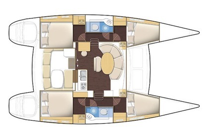 Noleggio Catamarano Lagoon Lagoon 380 Paro