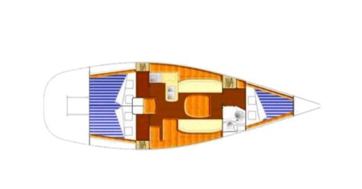 Sailboat  FIRST 40.7 boat plan