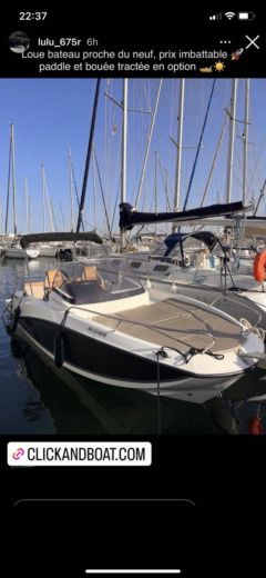La Ciotat Motorboat Quicksilver Activ 605 Sundeck alt tag text