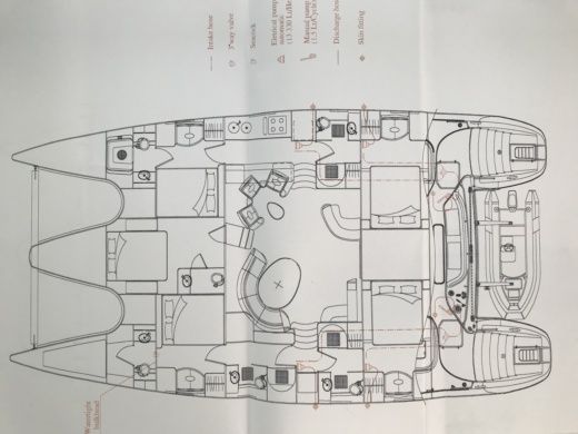 Catamaran Alliaura Marine Privilege 585 Boat design plan