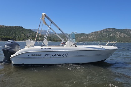 Charter Motorboat Sessa Marine Key Largo 17 Saint-Florent