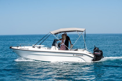 Hire Boat without licence  Poseidon blue water 185 Hersonissos