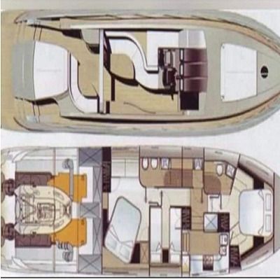 Motorboat SOGICA OPENBRIDGE 55 Boot Grundriss