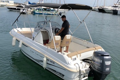 Miete Motorboot JEANNEAU cap camarat 5.5 Style Golfe Juan