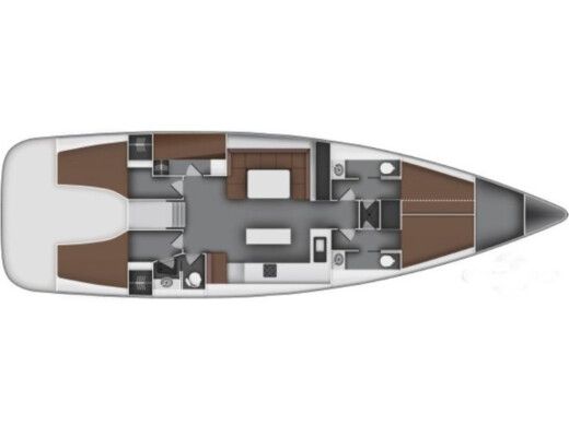 Sailboat BAVARIA 55 CRUISER Boat design plan