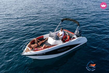 Charter Boat without licence  Oki Boats Barracuda 545 Paxi