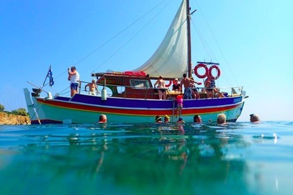 Hire Sailboat Wooden Traditional Sailboat Heraklion