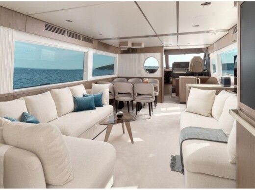 Motorboat Azimut Maghellano 66 boat plan