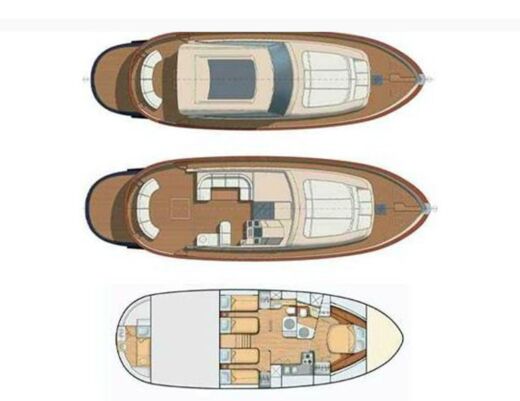 Motorboat Apreamare 54 Boat layout
