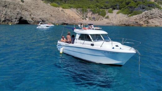 Motorboat Beneteau Antares 710 Plano del barco