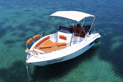 Rental Boat without license  BlueMax Open 19 Nea Peramos