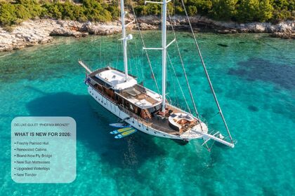 Aluguel Escuna Custom made Gulet Trajektna Luka Split