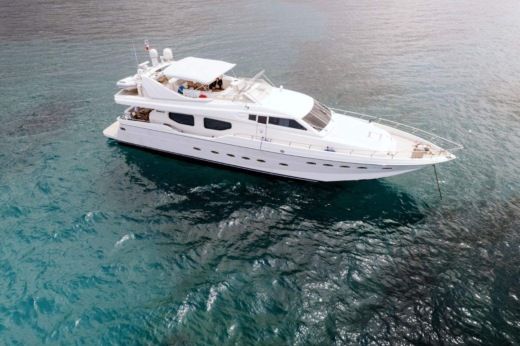 Motor Yacht Posillipo Position Technema 80ft 2006 Planimetria della barca