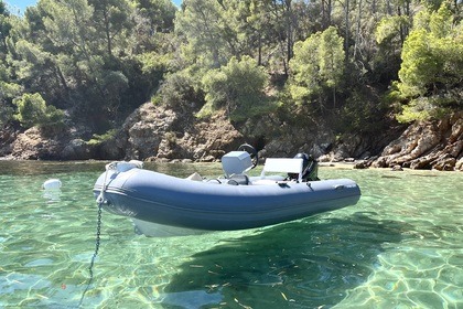 Hire Boat without licence  Four seas Rib alu 360 Le Lavandou