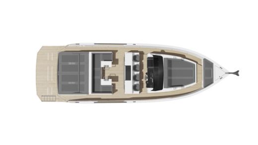 Motorboat De Antonio Yachts D50 Open Boot Grundriss