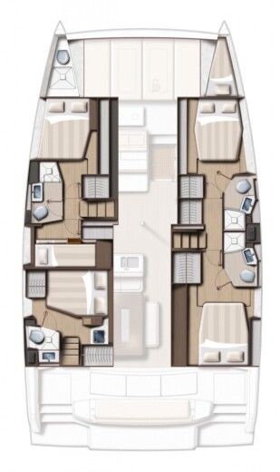 Catamaran Bali - Catana 4.6 boat plan