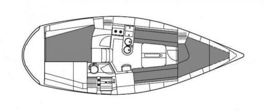 Sailboat Bavaria Cruiser 30 Boat design plan