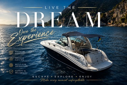 Verhuur Motorboot Sea Ray 375 Sundancer Nice