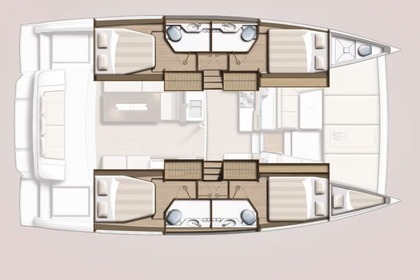 Hire Catamaran Catana Group Bali 4.2 - 4 + 1 cab. Tunas do Paraná