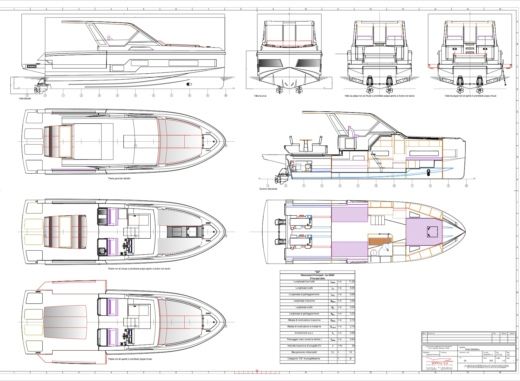 Motorboat Vi Yachts Vi Boot Grundriss