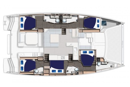 Verhuur Catamaran  Moorings 5000-6 Mahé