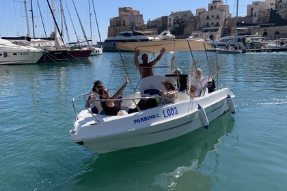 Charter Boat without licence  Tancredi Blu Max 19 Pro Castellammare del Golfo