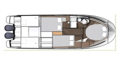 Charter Motorboat Jeanneau Merry Fisher 1095 FLY Drage, Pakoštane