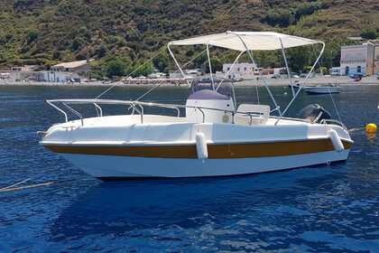 Alquiler Barco sin licencia  Bluline 19 Islas Eolias