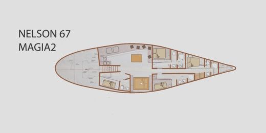 Sailboat Nelson 68 boat plan