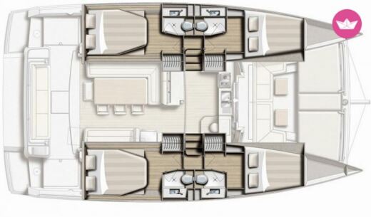Catamaran Bali - Catana Bali 4.0 boat plan