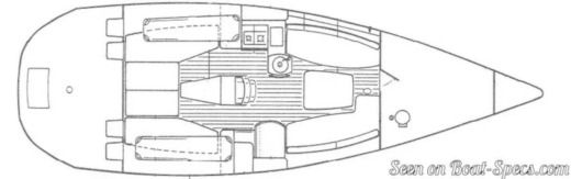 Sailboat Jeanneau Jod 35 Boat design plan