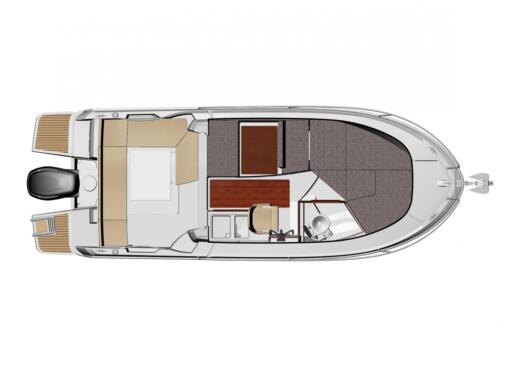 Motorboat Jeanneau Merry Fisher 695 boat plan