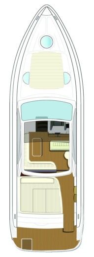 Motorboat Airon Marine 4300 Ttop Plan du bateau