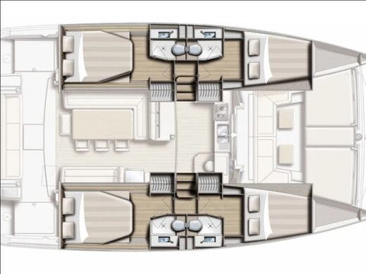 Catamaran  Bali 4.1 boat plan