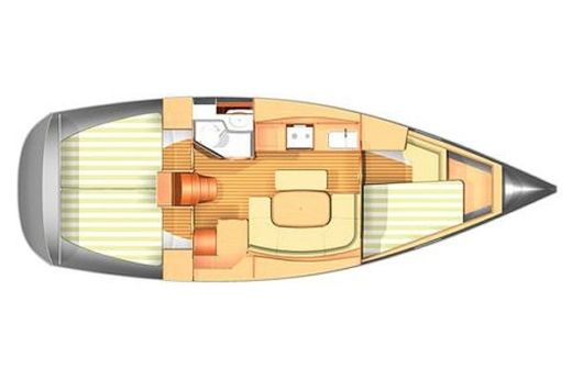 Sailboat Dufour 365 GL boat plan