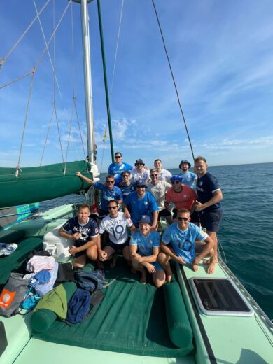 Malaga Catamaran LA BELLA VERDE 35 alt tag text