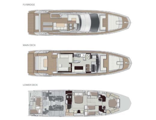 Motor Yacht Sunseeker GRP Boat design plan