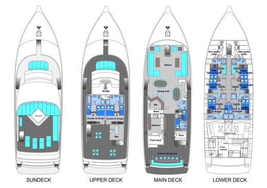 Motor Yacht Maldives yacht 110 Boat design plan