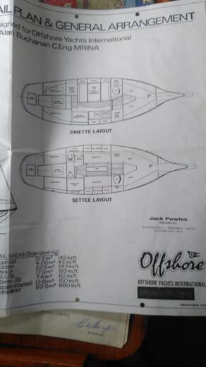 Sailboat Seamaster ltd Offshore Nantucket Clipper Boat design plan