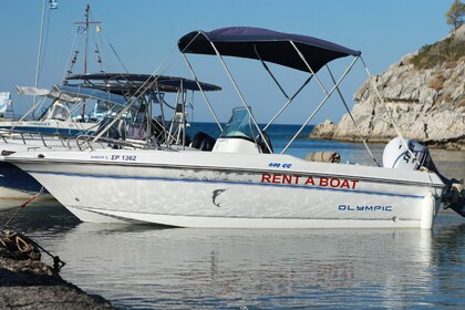 Rental Boat without license  Olympic 490cc Rhodes