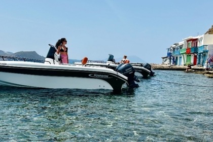 Verhuur Motorboot Poseidon Blu water 170 Milos