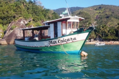 Aluguel Lancha Embarcação de Madeira Fishing boat Ilhabela