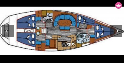 Sailboat Kirie - Feeling Feeling 446 boat plan