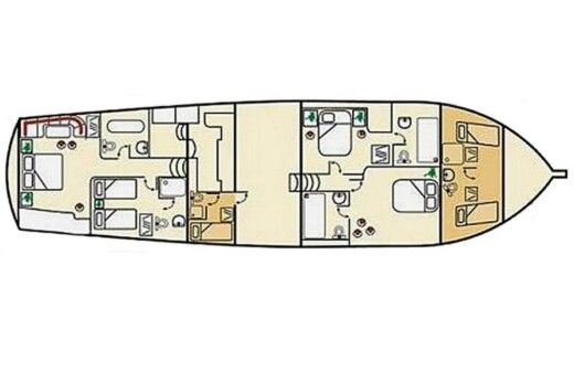 Gulet Caicco 24 metri Boat design plan